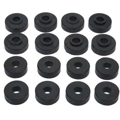 Rubber Body Mount Set, 66-77 Ford Bronco